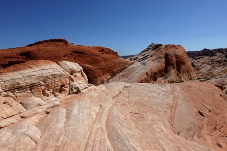 Barevné skály ve Valley of Fire